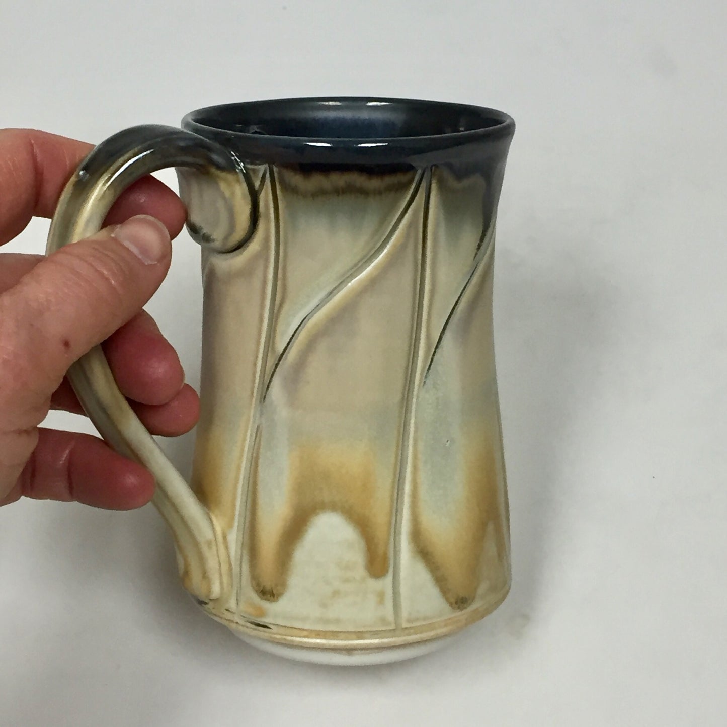 Mug - Tan and black, by Kathryne Koop