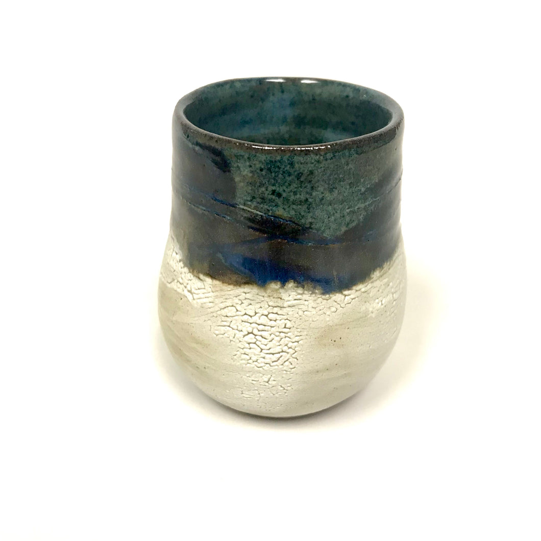 Seafoam shot glass by Marim Daien Zipursky