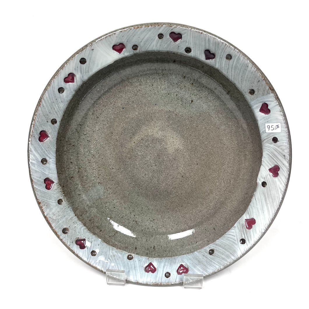 Heart-stamped dish by Jen Johnson