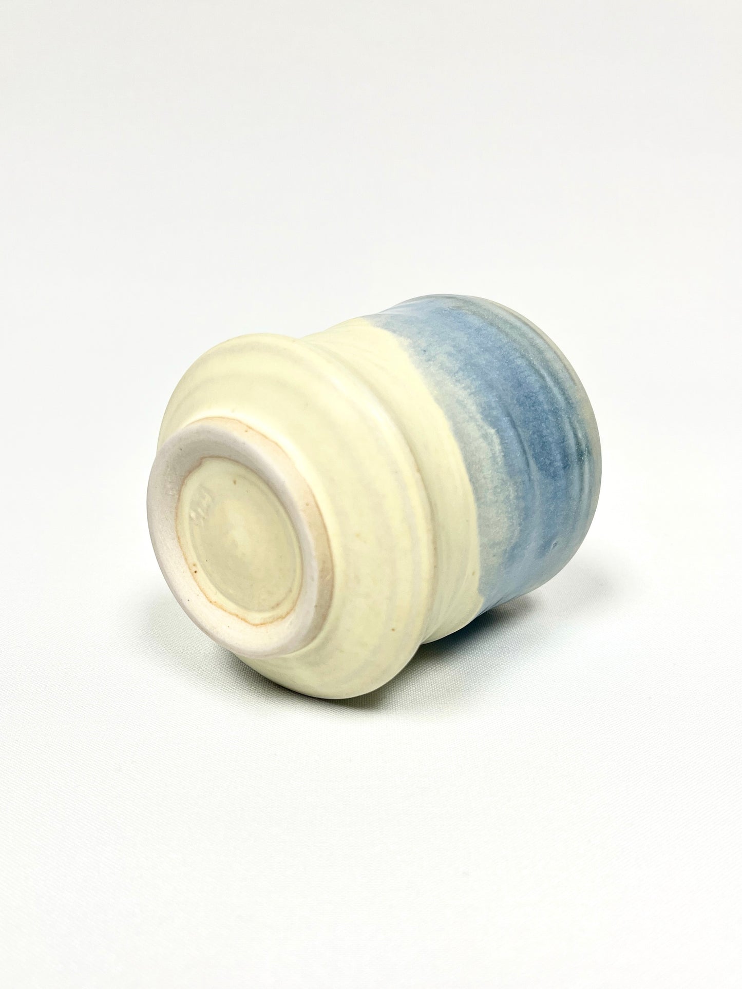 Blue slipped Tumbler by Shona Helstrom