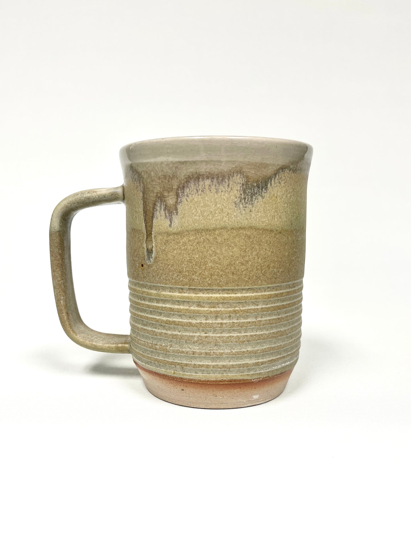 Sandy green Ridge Mug by Lynne Mulvihill