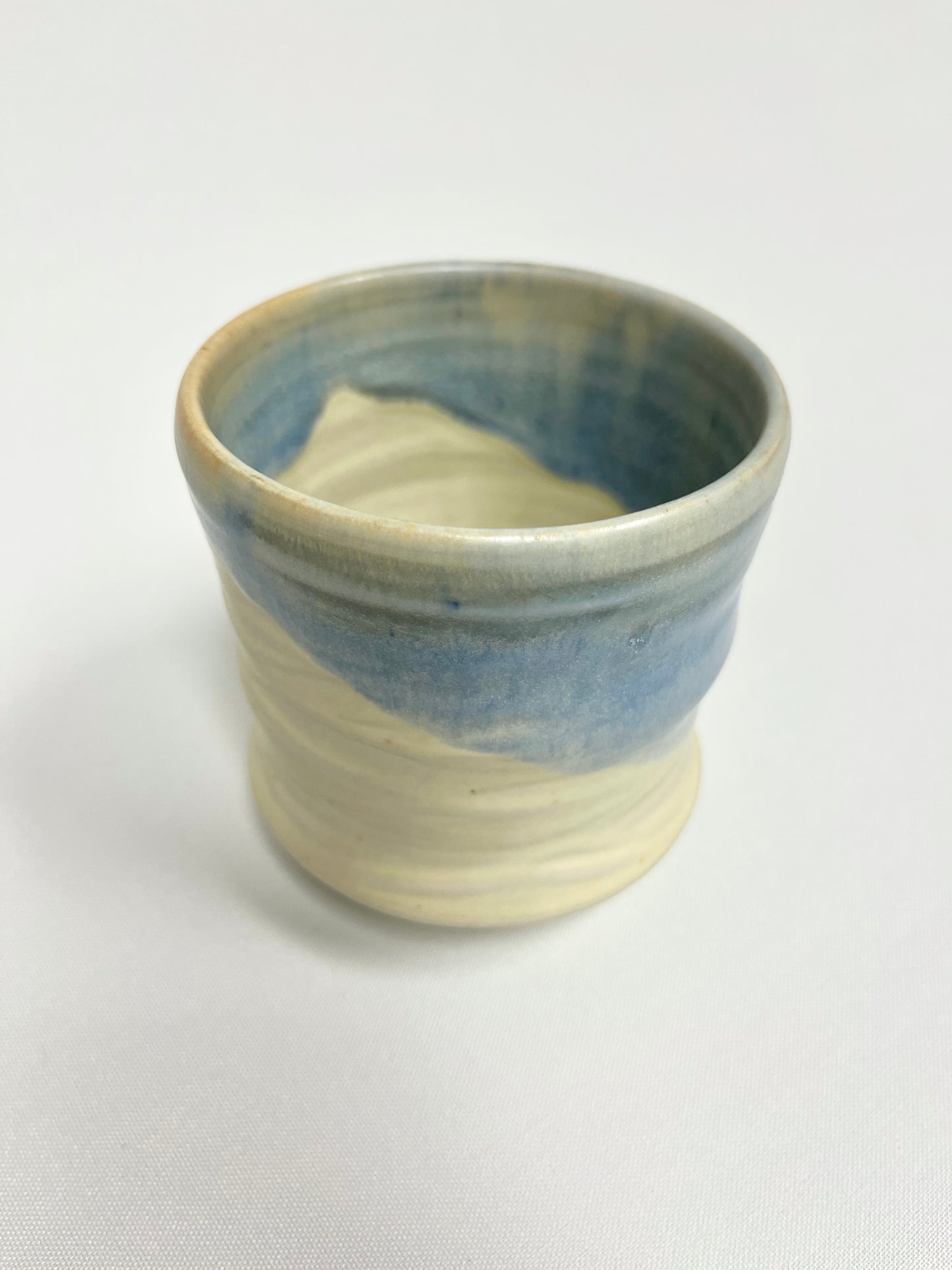 Blue slipped Tumbler by Shona Helstrom