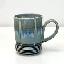 Load image into Gallery viewer, Mug - ribbed, misty blue, by Kathryne Koop
