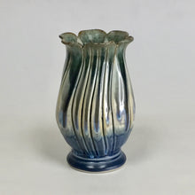Load image into Gallery viewer, Blue Flower Vase, by Kathryne Koop
