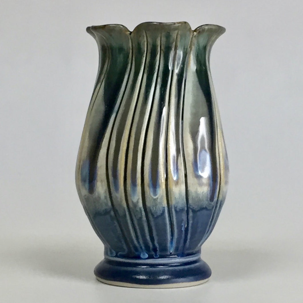 Blue Flower Vase, by Kathryne Koop