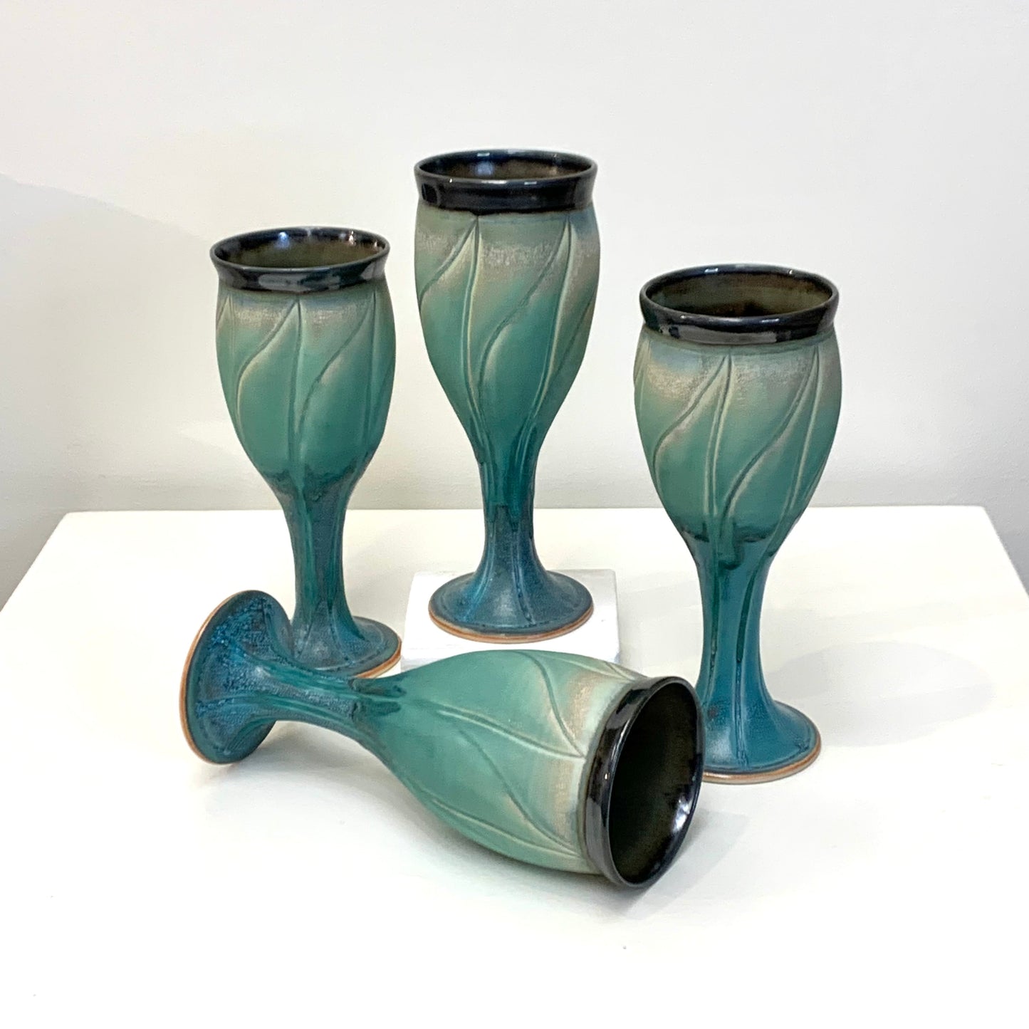 Goblet - turquoise, by Kathryne Koop