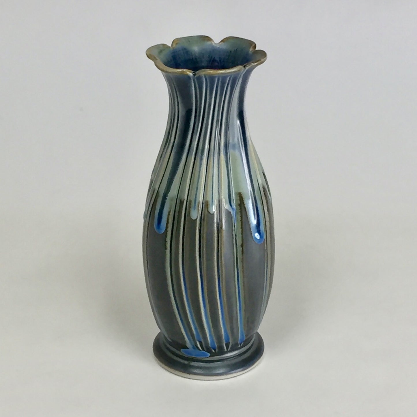 Blue Bud Vase, by Kathryne Koop