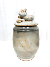 Load image into Gallery viewer, Cat Jar/Urn by Colleen Chamberlin
