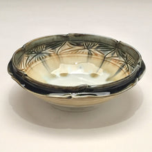 Load image into Gallery viewer, Bowl - Pale yellow, split rim, carved bowl, by Kathryne Koop
