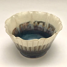 Load image into Gallery viewer, Bowl, Deep - Sand and blue, live edge, by Kathryne Koop
