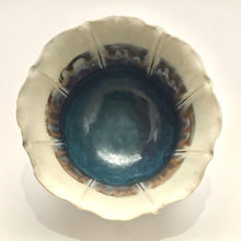 Load image into Gallery viewer, Bowl, Deep - Sand and blue, live edge, by Kathryne Koop
