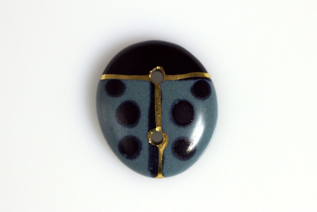 Glaze Cabochon Button 18 by Kevin Stafford