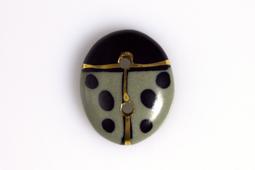 Glaze Cabochon Button 19 by Kevin Stafford