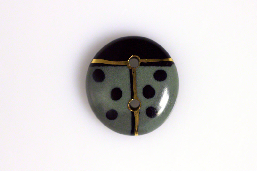 Glaze Cabochon Button 23 by Kevin Stafford