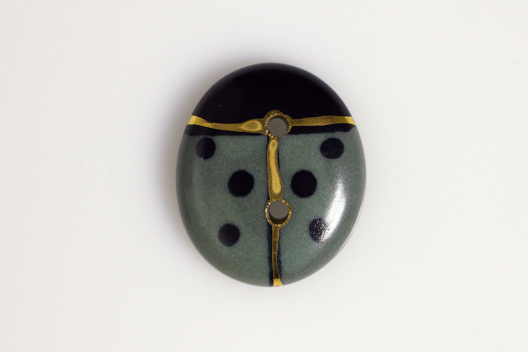 Glaze Cabochon Button 2 by Kevin Stafford