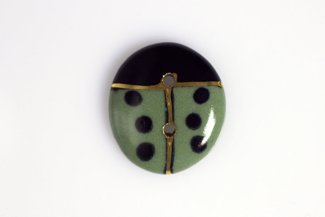 Glaze Cabochon Button 6 by Kevin Stafford