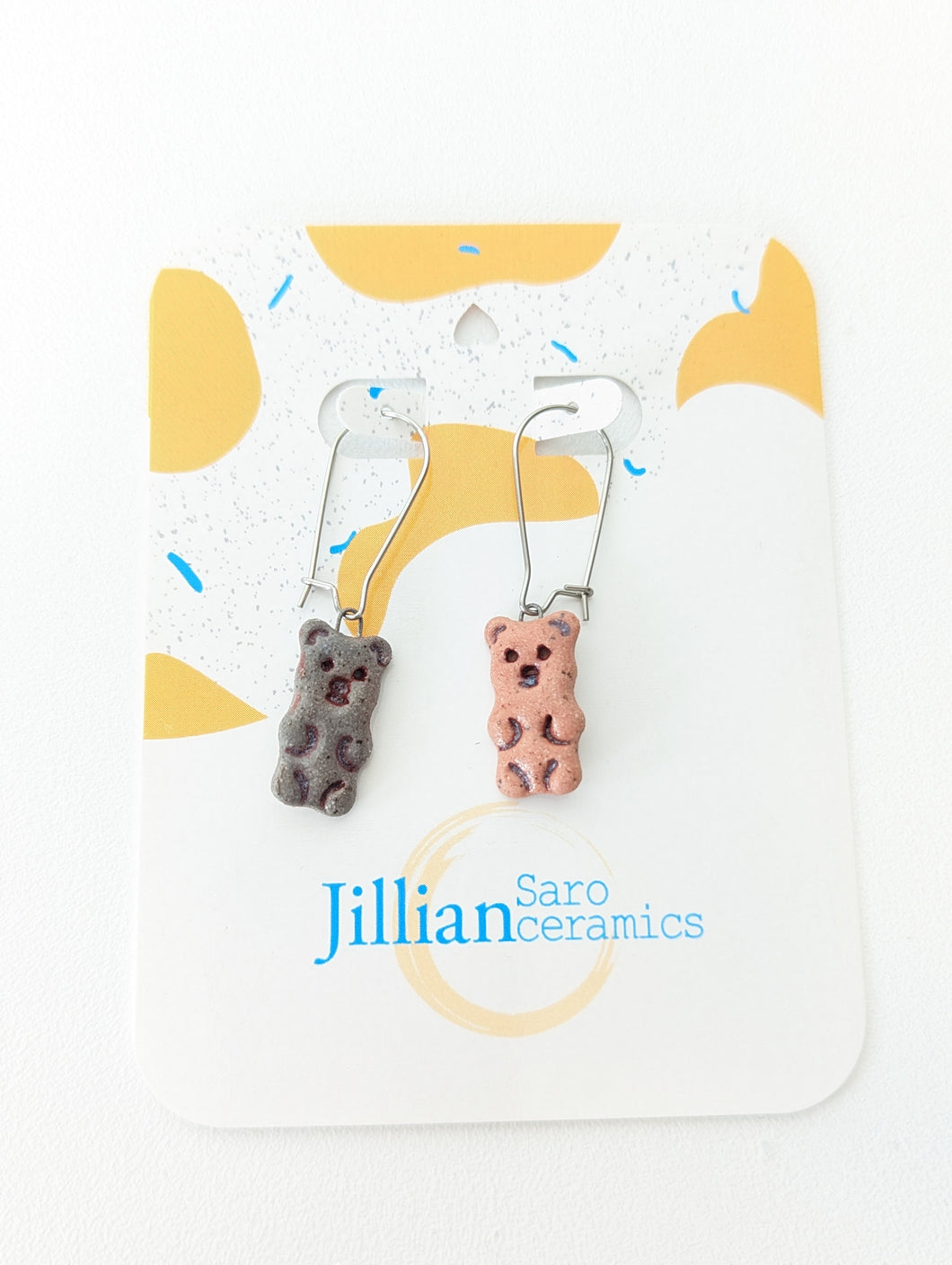 Valentine Earrings 1 by Jillian Sareault