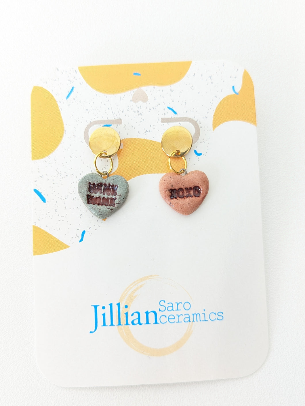 Valentine Earrings -Studs-  3 by Jillian Sareault