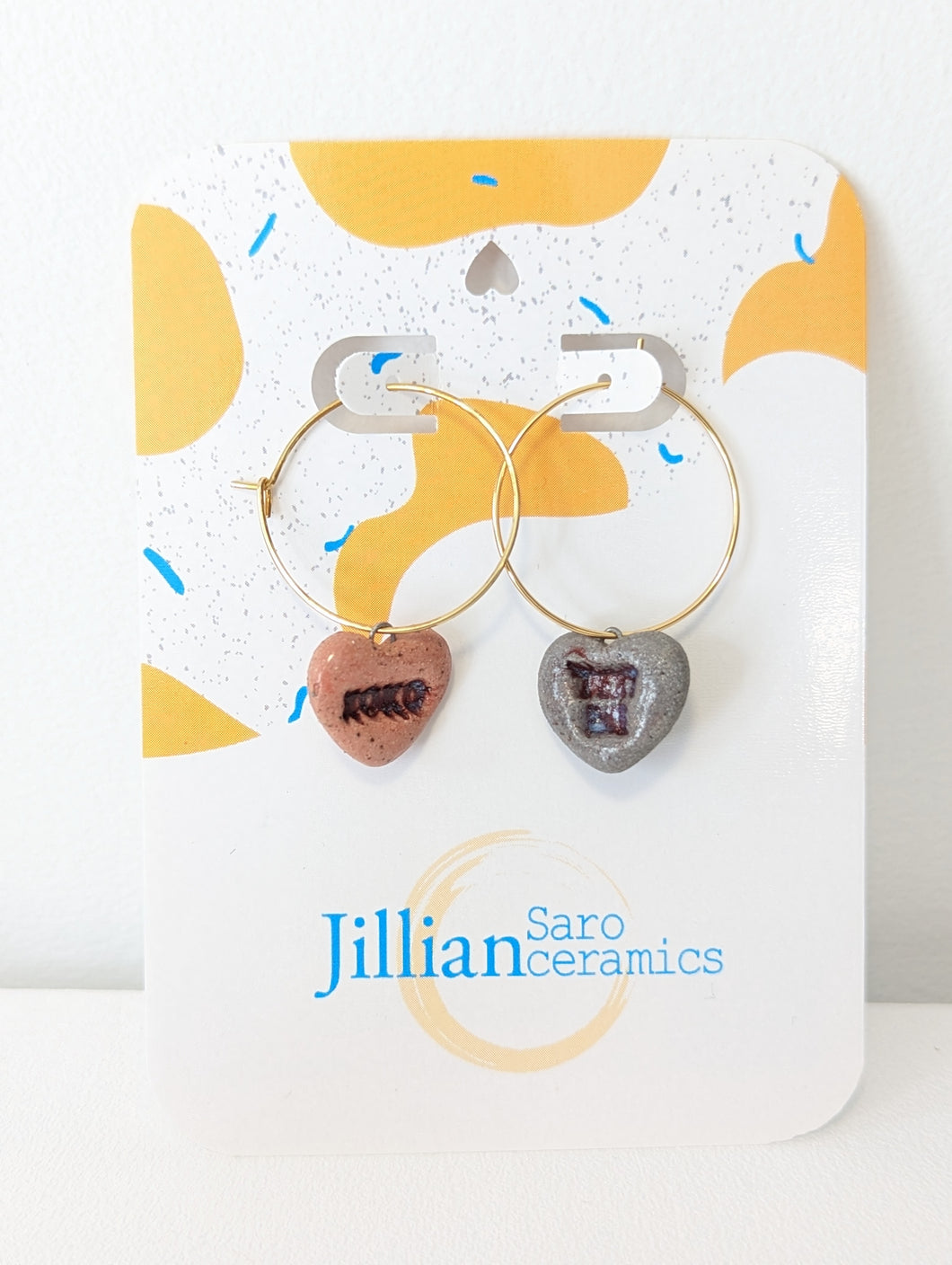 Valentine Earrings 12 by Jillian Sareault