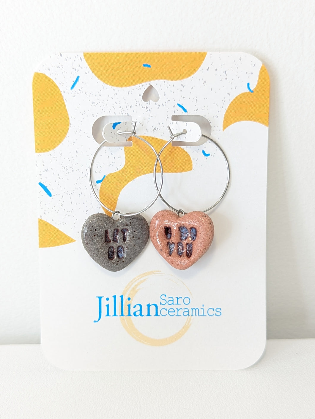 Valentine Earrings 13 by Jillian Sareault