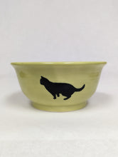 Load image into Gallery viewer, Green Cat Bowl by Kevin Stafford
