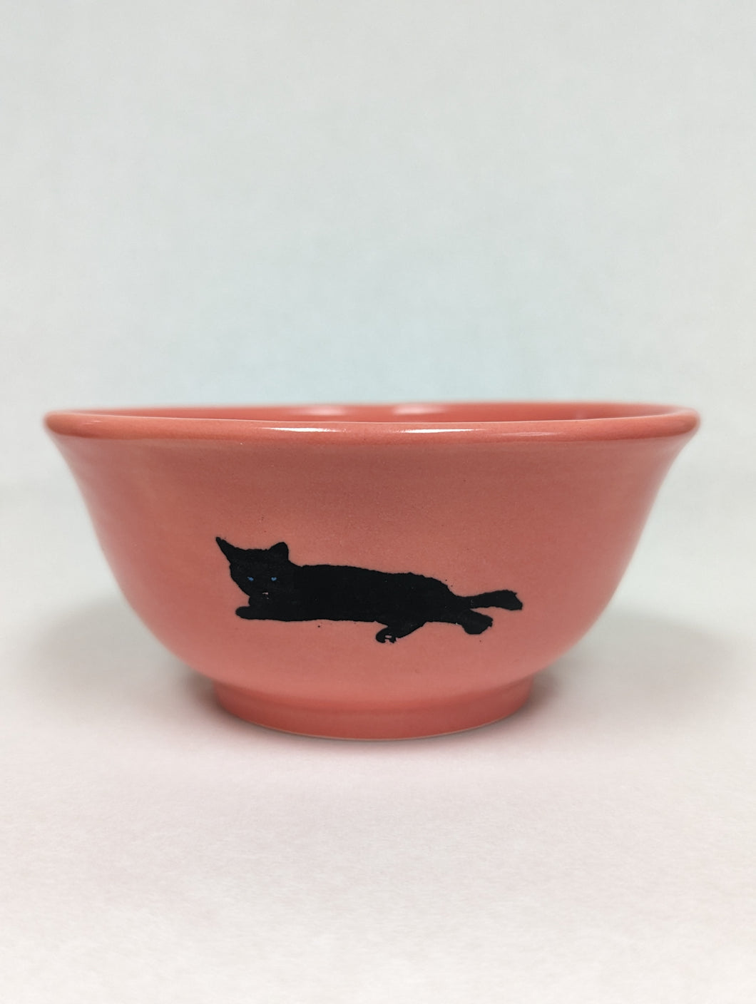 Pink Cat Bowl by Kevin Stafford