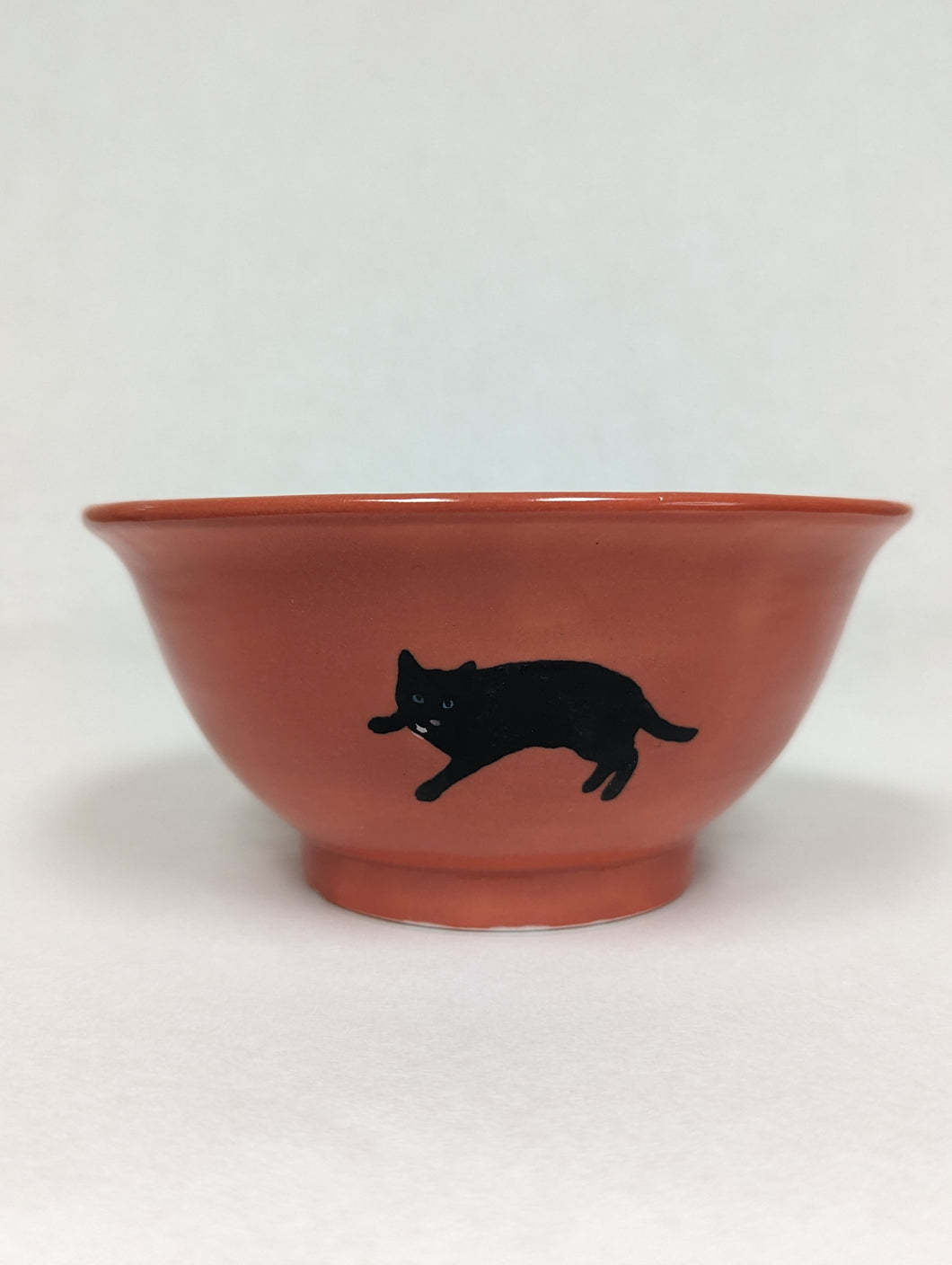 Orange Cat Bowl by Kevin Stafford
