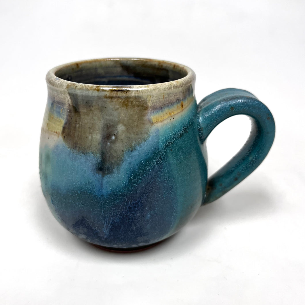 Small Turquoise Mug by Jennifer Johnson