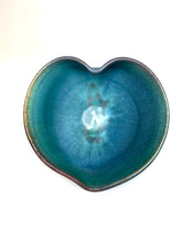 Load image into Gallery viewer, Heart Bowl - Turquoise #1 by Jennifer Johnson
