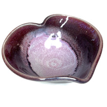 Load image into Gallery viewer, Heart Bowl - Berry Red and Pink by Jennifer Johnson
