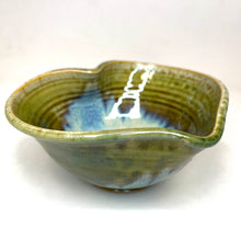 Load image into Gallery viewer, Heart Bowl - Green and Blue  by Jennifer Johnson
