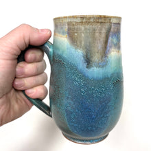 Load image into Gallery viewer, Large Turquoise Mug by Jennifer Johnson
